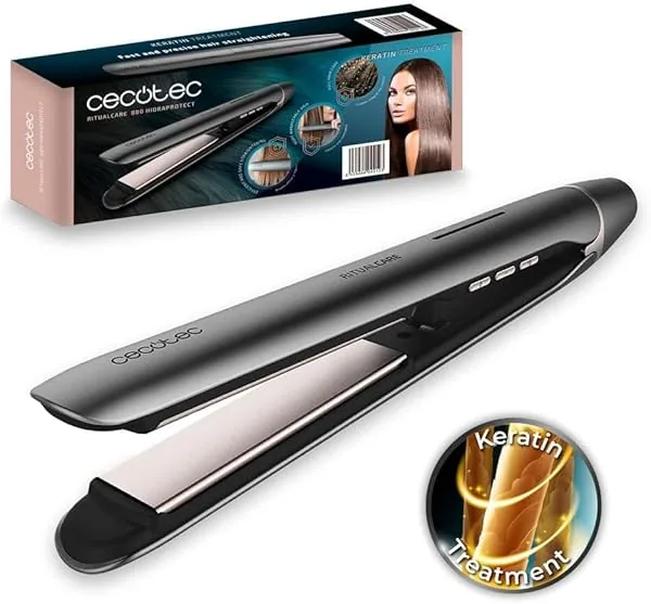 Cecotec 880 HydraProtect toermalijn stijltang met keratine en arg…
