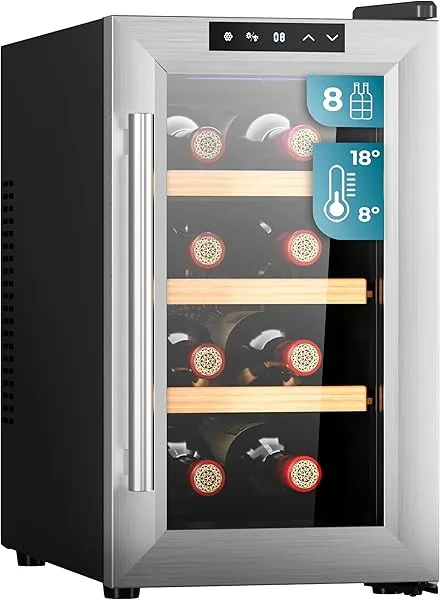 Cecotec Bolero 830 GrandSommelier 830 CoolWood Wijnkoelkast, ther…