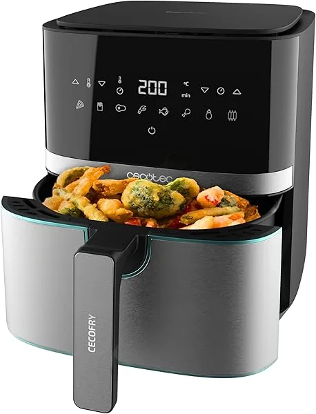 Cecotec Cecofry Full Inox 5500 Pro Heteluchtfriteuse, 5,5 liter, …
