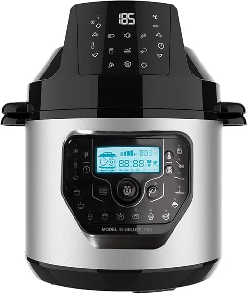 Cecotec GM H Deluxe Fry Programmeerbare kookpan met airfryerkop e…