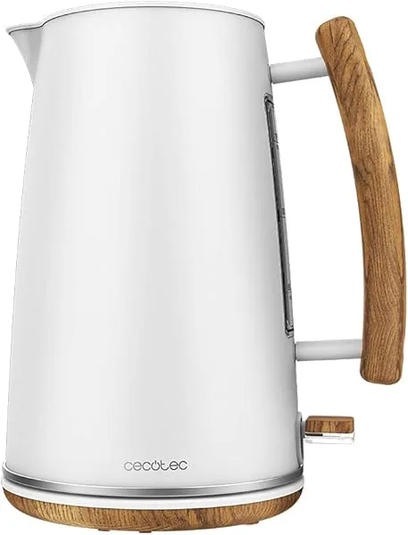 Cecotec Hout Waterkoker ThermoSense 400 Wit. 3000 W, Capaciteit 1…