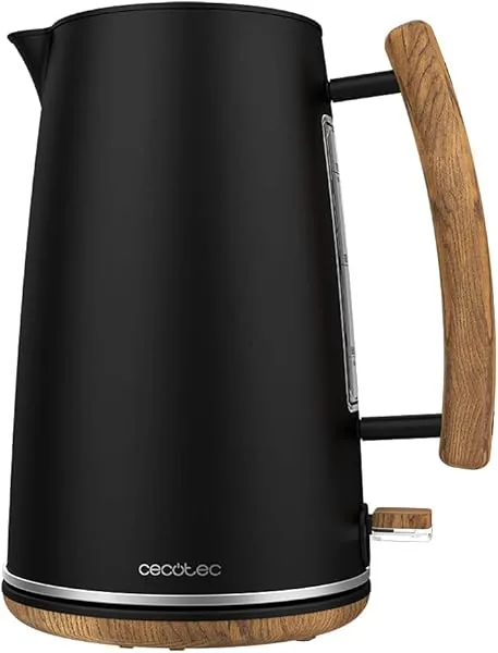 Cecotec Hout Waterkoker ThermoSense 400 Zwart. 3000 W, Inhoud 1,7…