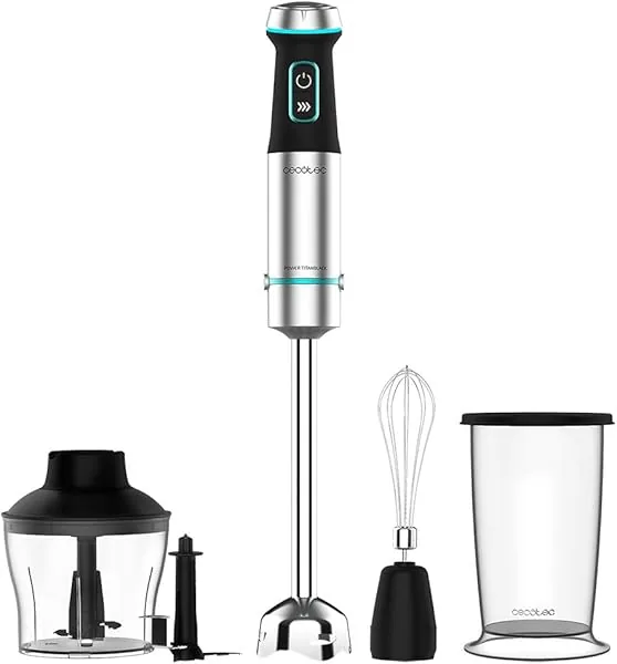 Cecotec Power TitanBlack 1200 XL Cream & Crush staafmixer. 1200 W…