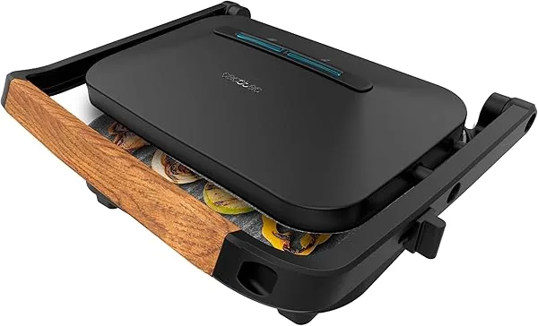 Cecotec Rock'Ngrill 1300 Wood B. Elektrische grill, vermogen 1300…