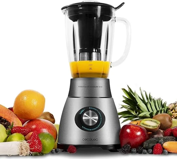 Cecotec Staafmixer Power Black Titanium 1800, capaciteit 2,1 l, 1…