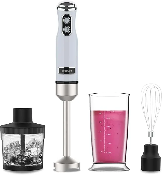 Cecotec Staafmixer Power RetroBlue 1200MAX Cream & Crush, maximaa…