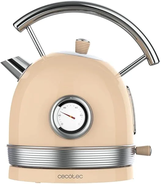 Cecotec ThermoSense 420 Elektrische waterkoker, lichtbeige, inhou…