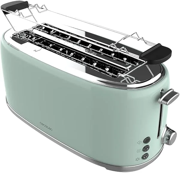 Cecotec Toast&Taste 1600 Retro Double Green 4 schijven 1630 W 2 s…