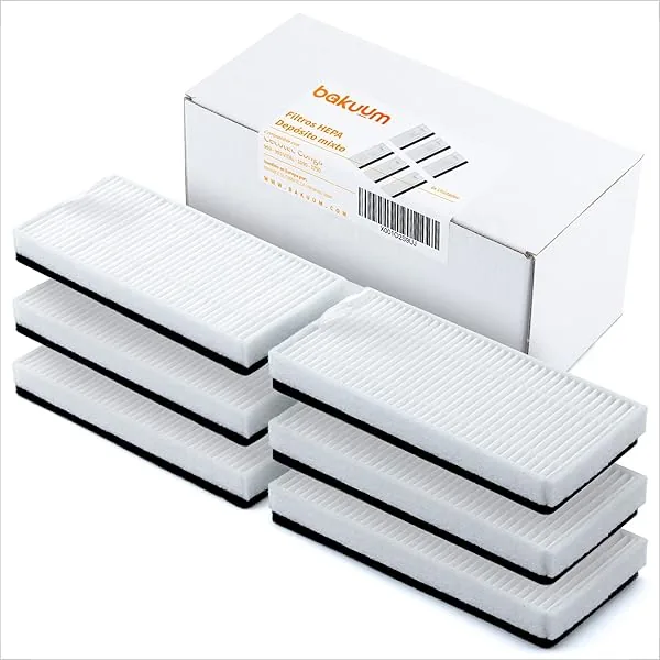 Verpakking met 6 HEPA-filters voor stofcontainers van Cecotec Con…
