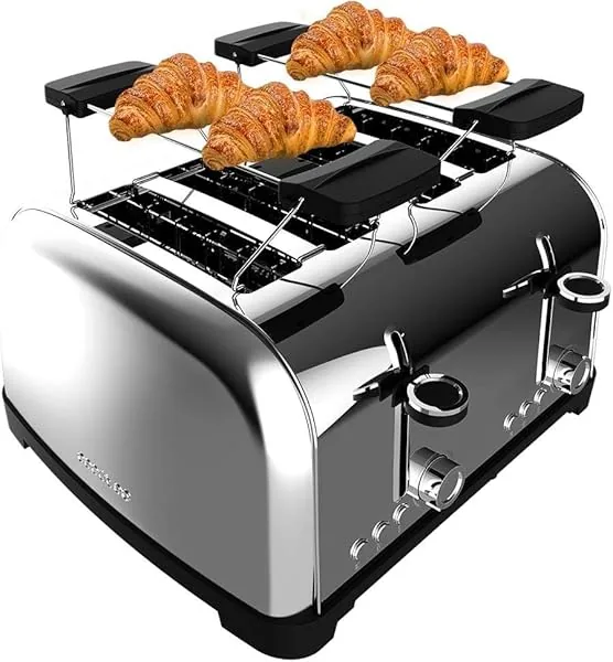 Cecotec Verticale Broodrooster 4 Korte Gleuven Toastin' time 1700…